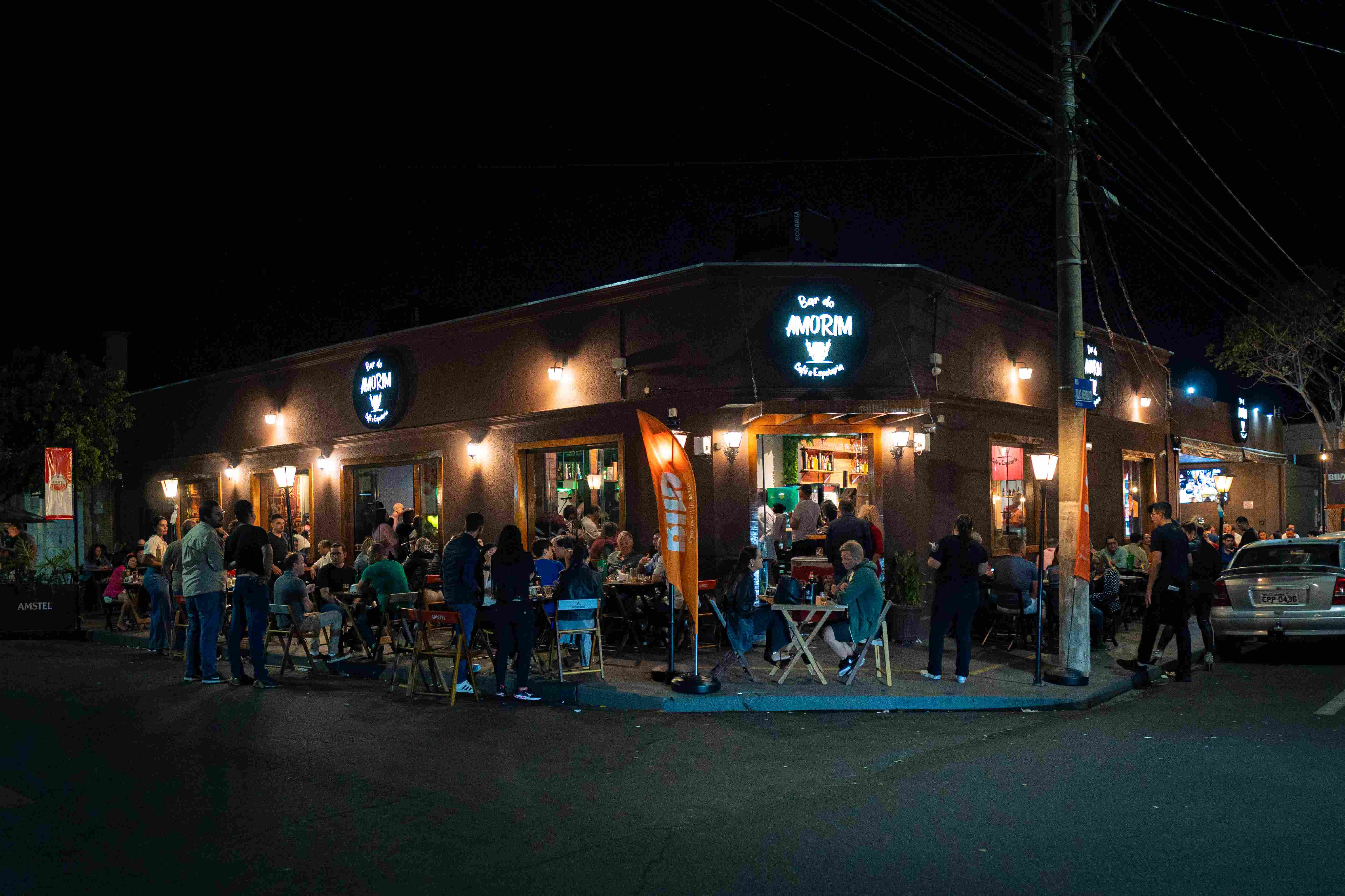 Interior de bar em Marília, SP
